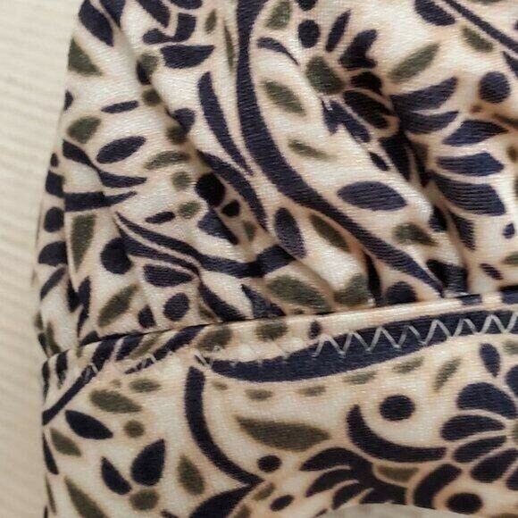 Athleta Womens Bikini Top Size Small Multicolor Aqualuxe Batik Paisley NEW - Picture 3 of 3